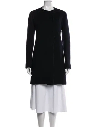 Pre-owned Celine Wool Coat In Black
