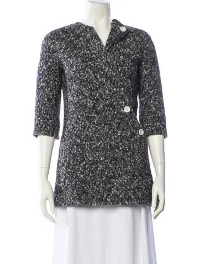 Pre-owned Celine Wool Coat In Gray