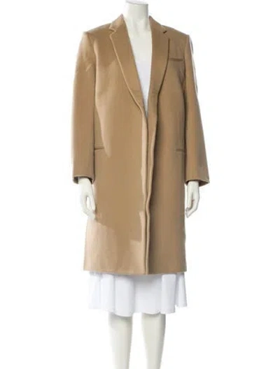 Pre-owned Celine Wool Coat In Neutral