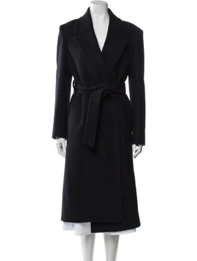 Pre-owned Celine Wool Coat W/ Tags In Black