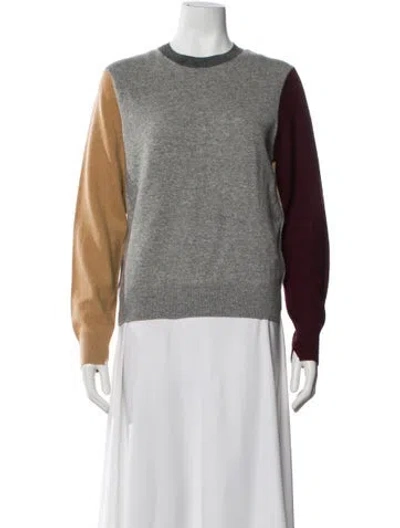 Pre-owned Celine Wool Colorblock Pattern Sweater