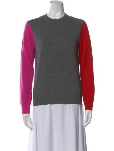 Pre-owned Celine Wool Colorblock Pattern Sweater