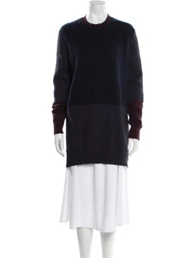 Pre-owned Celine Wool Crew Neck Sweater