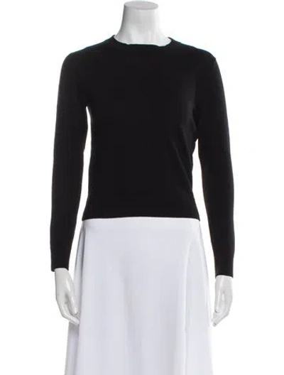 Pre-owned Celine Wool Crew Neck Sweater In Black