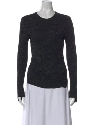 Pre-owned Celine Wool Crew Neck Sweater In Black