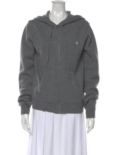 Pre-owned Celine Wool Crew Neck Sweater In Gray