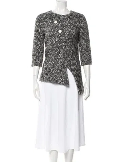 Pre-owned Celine Wool Crew Neck Sweater In Gray