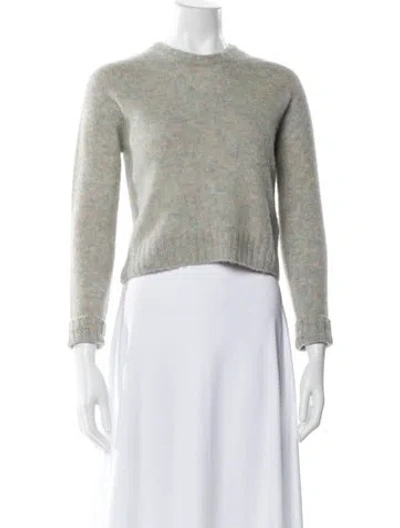 Pre-owned Celine Wool Crew Neck Sweater In Gray