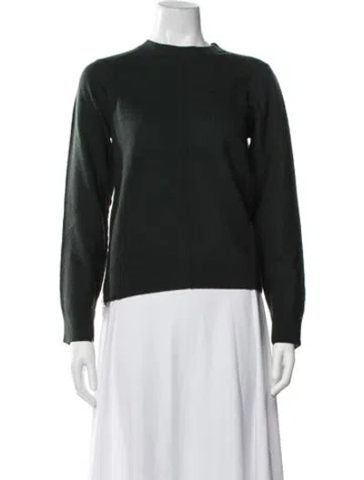 Pre-owned Celine Wool Crew Neck Sweater In Green