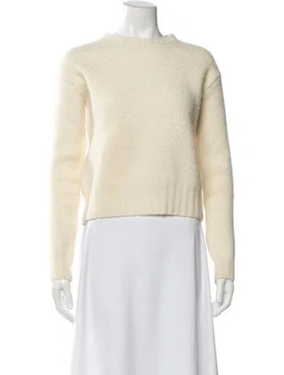 Pre-owned Celine Wool Crew Neck Sweater In Neutral