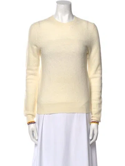 Pre-owned Celine Wool Crew Neck Sweater In Neutral