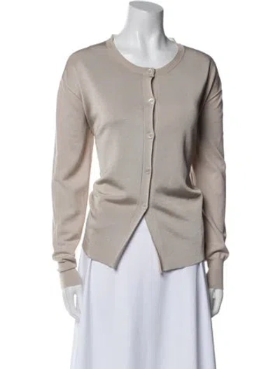 Pre-owned Celine Wool Crew Neck Sweater In Neutral