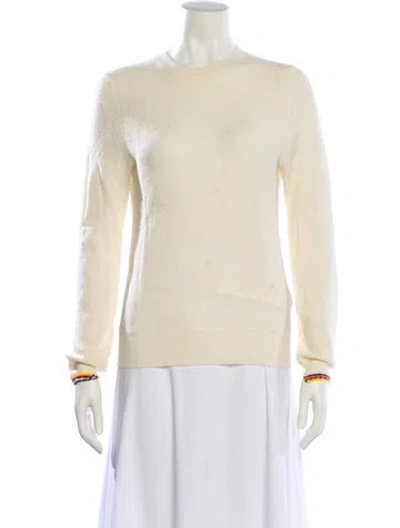 Pre-owned Celine Wool Crew Neck Sweater In Neutral
