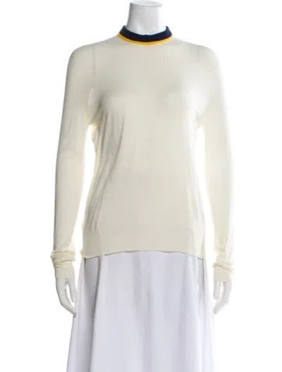 Pre-owned Celine Wool Crew Neck Sweater In Neutral