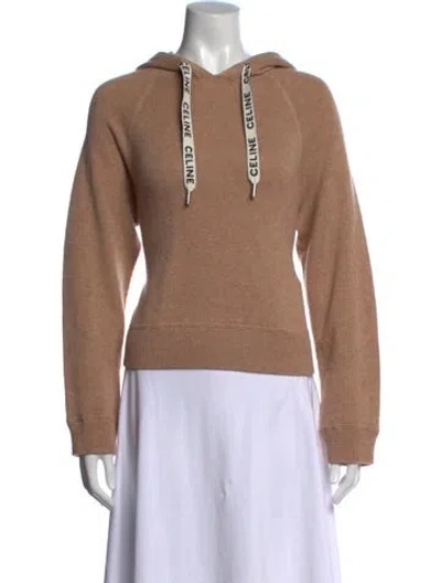 Pre-owned Celine Wool Crew Neck Sweater In Neutral