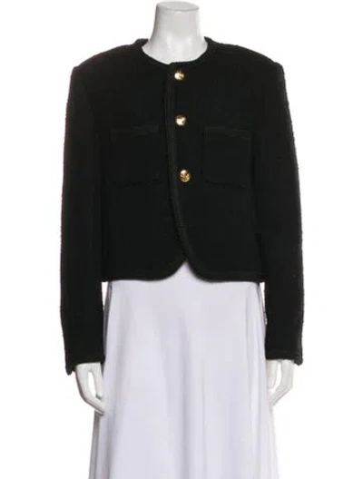 Pre-owned Celine Wool Evening Jacket In Black