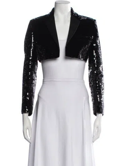 Pre-owned Celine Wool Evening Jacket In Black