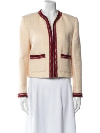 Pre-owned Celine Wool Evening Jacket In Neutral