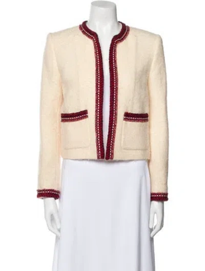 Pre-owned Celine Wool Evening Jacket In Neutral