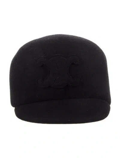 Pre-owned Celine Wool Hat. In Black
