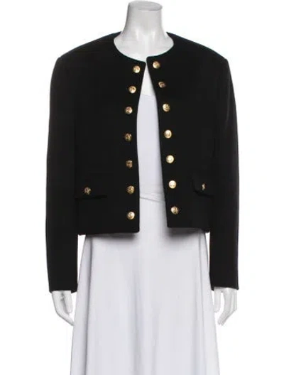 Pre-owned Celine Wool Jacket In Black