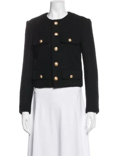 Pre-owned Celine Wool Jacket In Black