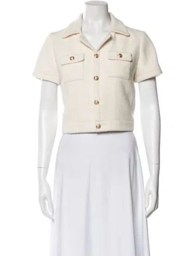 Pre-owned Celine Wool Jacket In Neutral