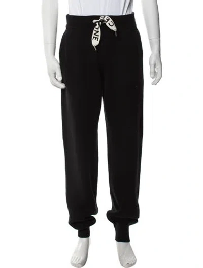 Pre-owned Celine Wool Joggers In Black