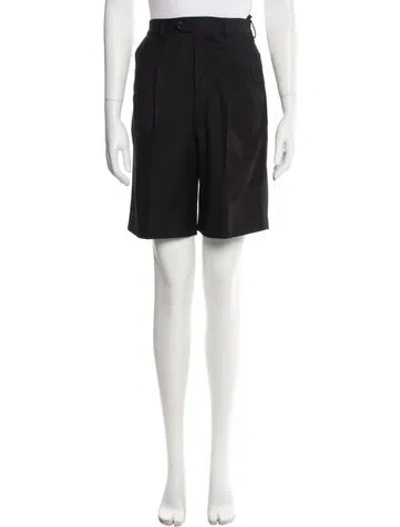Pre-owned Celine Wool Knee-length Shorts In Black
