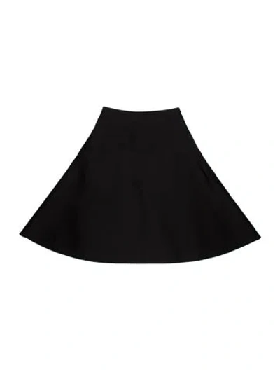 Pre-owned Celine Wool Knee-length Skirt In Black