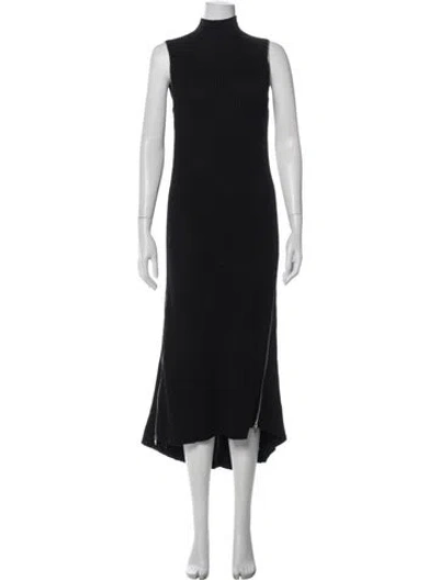 Pre-owned Celine Wool Long Dress In Blue