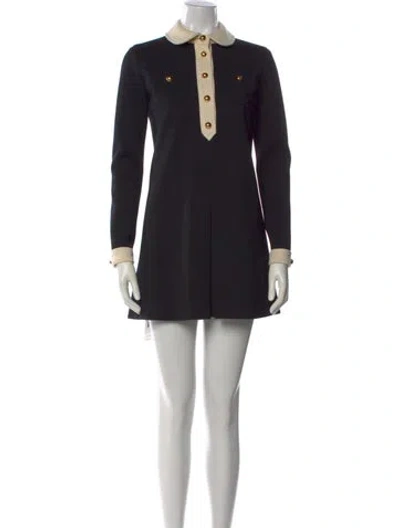 Pre-owned Celine Wool Mini Dress In Pink