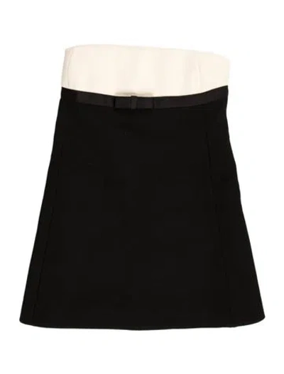 Pre-owned Celine Wool Mini Dress W/ Tags In Black