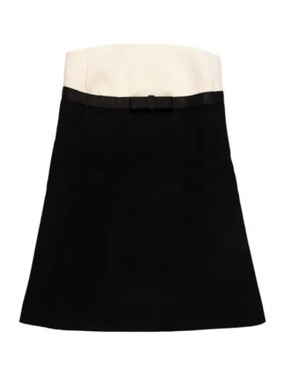 Pre-owned Celine Wool Mini Dress W/ Tags In Black