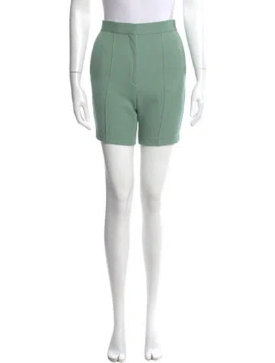 Pre-owned Celine Wool Mini Shorts In Green