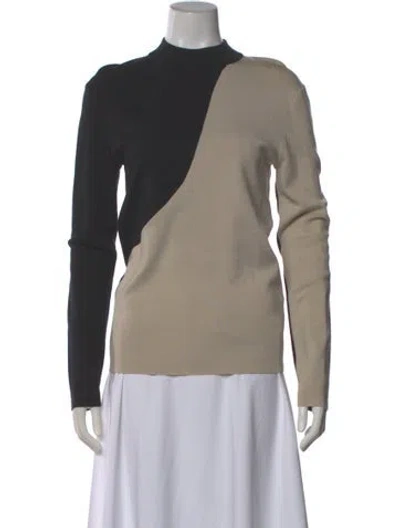 Pre-owned Celine Wool Mock Neck Sweater