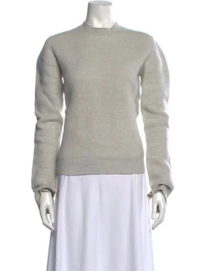 Pre-owned Celine Wool Mock Neck Sweater In Neutrals