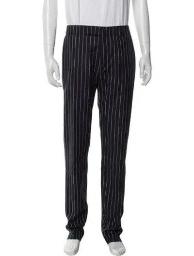 Pre-owned Celine Wool Pants In Blue