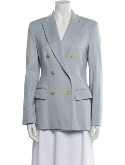 Pre-owned Celine Wool Peacoat In Blue