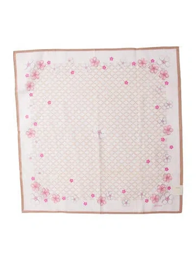 Pre-owned Celine Wool Printed Scarf In Neutral