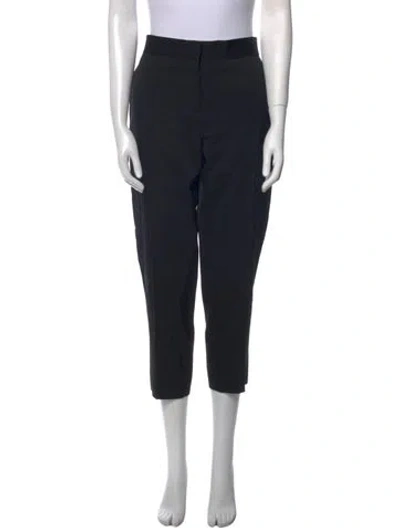 Pre-owned Celine Wool Skinny Leg Pants In Black