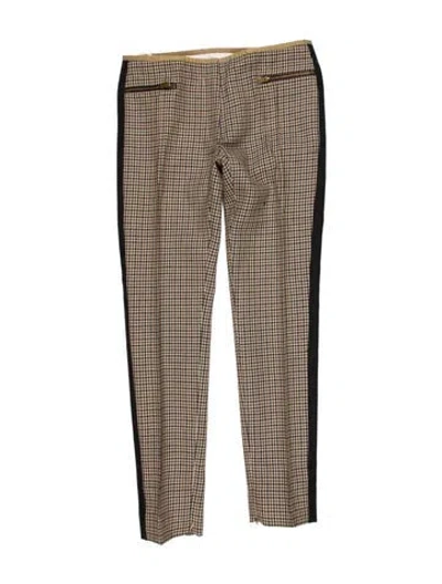 Pre-owned Celine Wool Skinny Leg Pants In Neutral