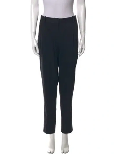 Pre-owned Celine Wool Straight Leg Pants In Black