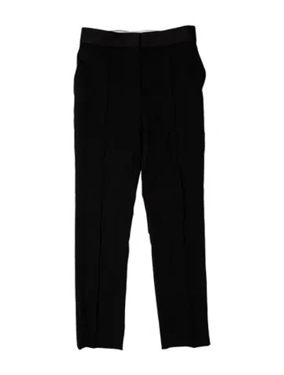 Pre-owned Celine Wool Straight Leg Pants In Black