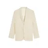 Celine Classic Jacket In Striped Wool