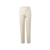 Celine Wool Striped Pants With Flared Legs And Classic Fit In White