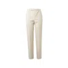 Celine Wool Striped Pants With Flared Legs And Classic Fit In Neutral