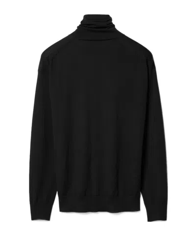 Celine Wool Turtleneck Sweater In Black