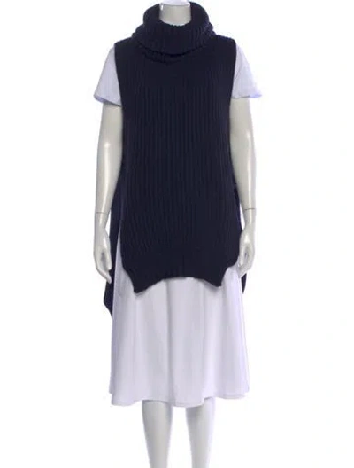 Pre-owned Celine Wool Turtleneck Sweater In Gray