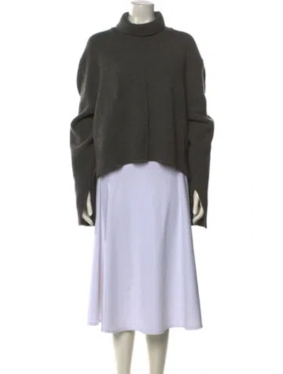 Pre-owned Celine Wool Turtleneck Sweater In Multi